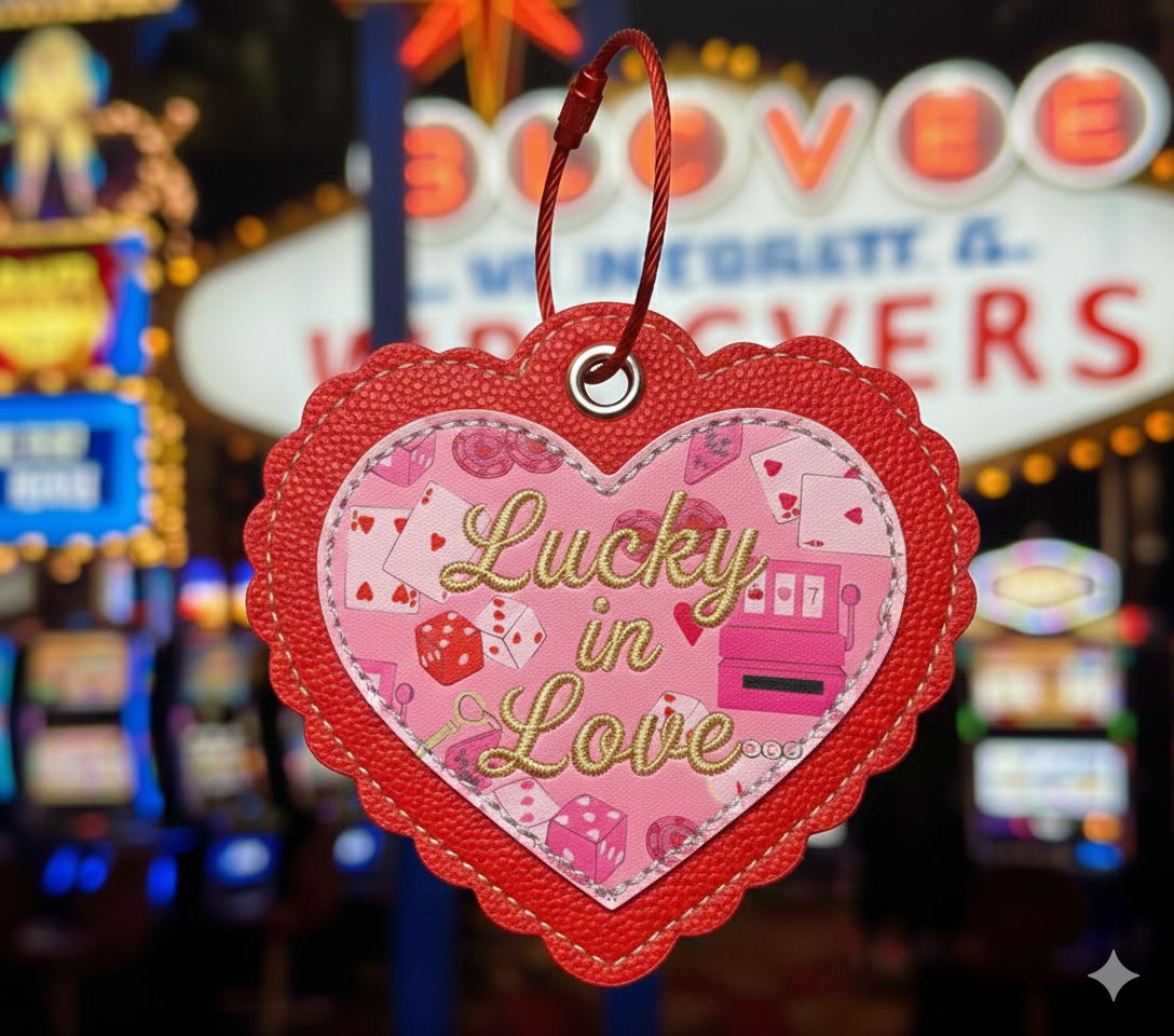 Lucky in Love Bag Tag- PREORDER