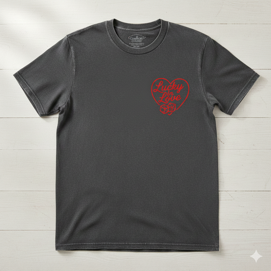 Lucky in Love Comfort Colors Shirt - PREORDER